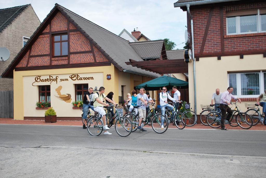 Gasthof Zum Slawen Hotel Vetschau Exterior foto